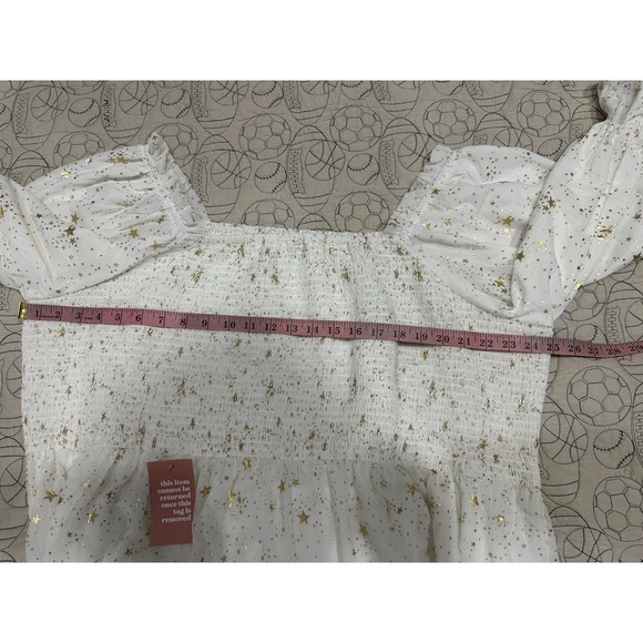 Ivy City Co Women's Midsummer Nights Dress  Stars Size 5X White - Picture 13 of 16